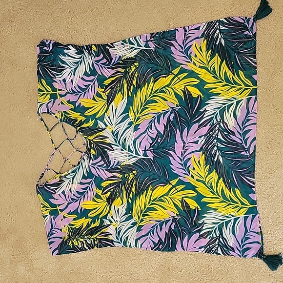 palisades beach club Other - Green Tropical Palisades Beach swimsuit cover  up XL/XXL